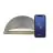 Nordlux Arcus Smart LED Wandleuchte Grau 9.5W 440lm 148D – 827 – Extra Warmweiß | Dimmbar – IP54