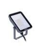 Philips LED-Scheinwerfer Ledinaire BVP164 Grau 20W 2200lm 110D - 830 Warmweiß | IP65 Symmetrisch