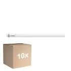 Mehrfachpackung 10x Philips MASTER LED T8 (EM/Mains) Ultra Output 20W 3700lm - 840 Kaltweiß | 150cm - Ersatz Für 58W